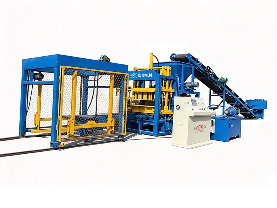 QT12‑15F Automatic Hydraulic Solid Brick Making Machine | Frequency‑conversion Table‑vibration High‑capacity Concrete Solid Brick Host