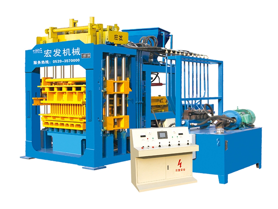 QT10-15 Full Automatic Concrete Brick Making Machine