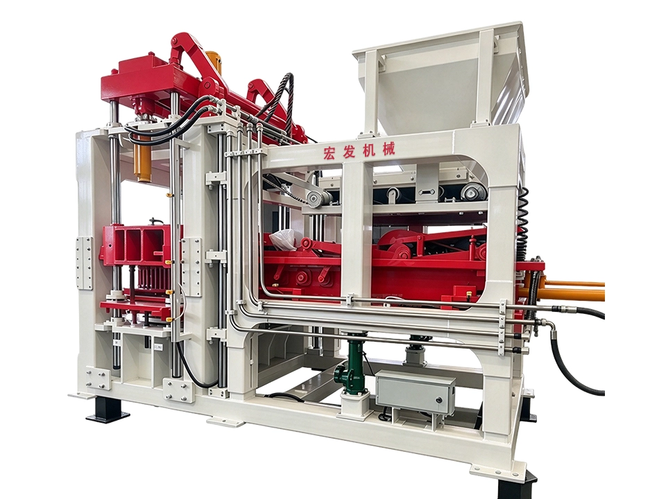 QT10-15 Full Automatic Concrete Brick Making Machine