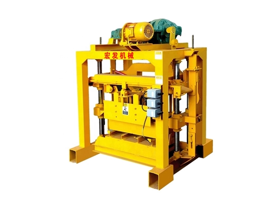 QMJ4‑30 Mobile Pallet‑free Block Forming Machine | Small Movable Concrete Solid Brick Making Host