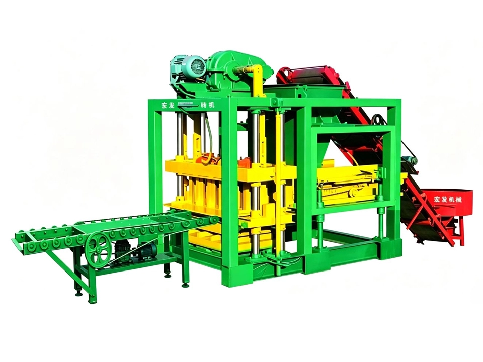 QT4‑25C Semi‑Automatic Concrete Solid Block Making Machine | Cost‑effective Solid Brick Production Equipment