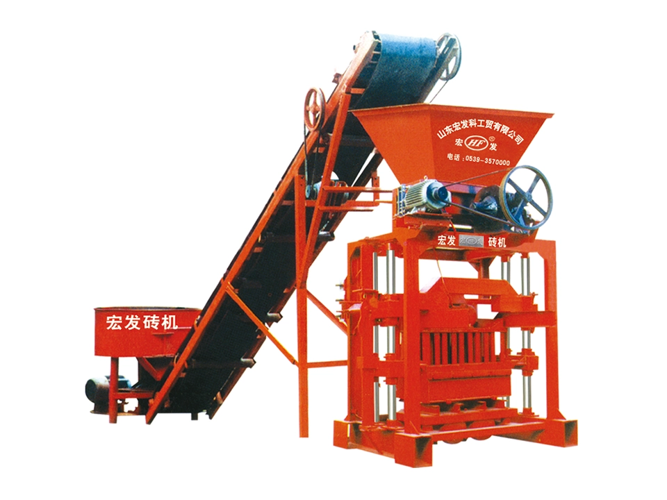 QTJ4‑35 Semi-Automatic Concrete Hollow Block Machine | Professional Hollow Brick Production Equipment