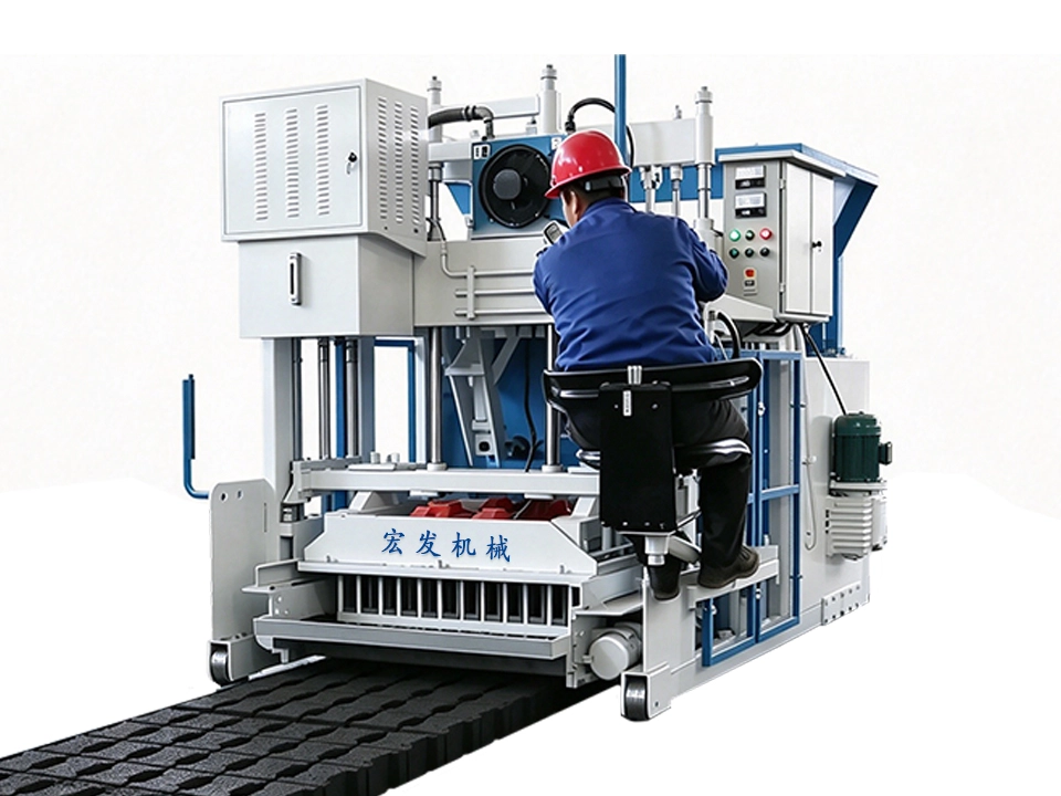 QMJ-10A Interlocking Block Making Machine | Mobile Pallet-Free Interlock Brick Production Equipment