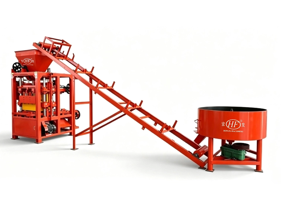 QTJ4‑26D Semi‑automatic Concrete Solid Block Machine | High‑capacity Standard Solid Brick Production Equipment