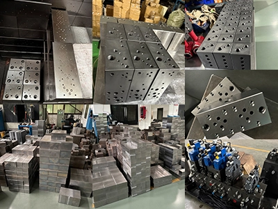 CNC machining workshop for brick making and fermentation equipment parts