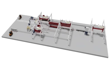 1、Finished Product Discharging & Packaging Section after Autoclave