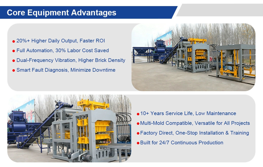Core Advantages of QT8-15 concrete brick machine Core Advantages of QT8-15 concrete brick machine