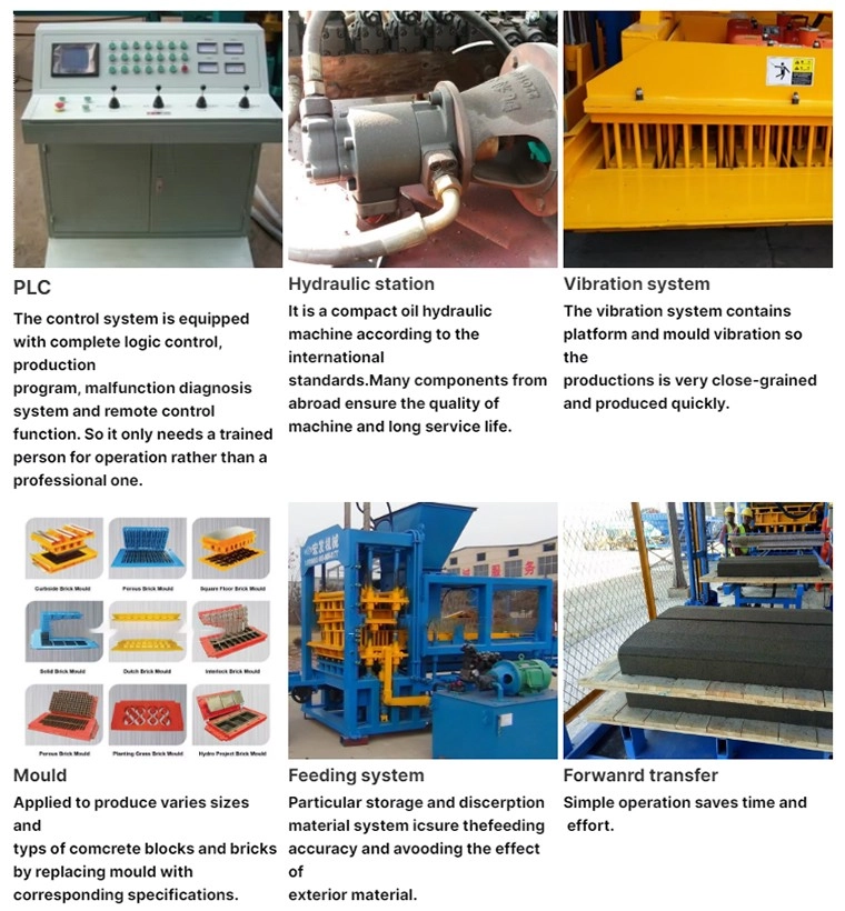 equipment of QT6-15 concrete brick machine equipment of QT6-15 concrete brick machine