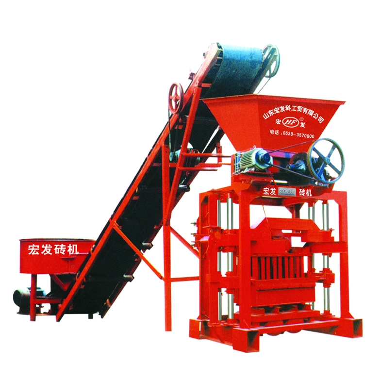 QTJ4-35B2 Semi-automatic Concrete Cement Block Making Machine 