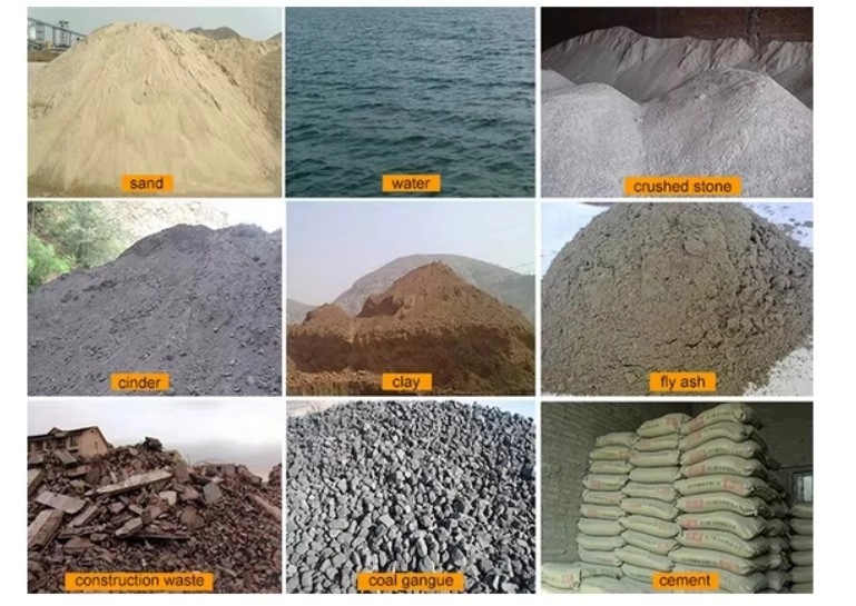 raw materials of QTJ4-35B2 block machine raw materials of QTJ4-35B2 block machine