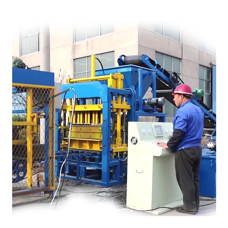 PLC automatic control of QT4-15S fully automatic brick machine PLC automatic control of QT4-15S fully automatic brick machine