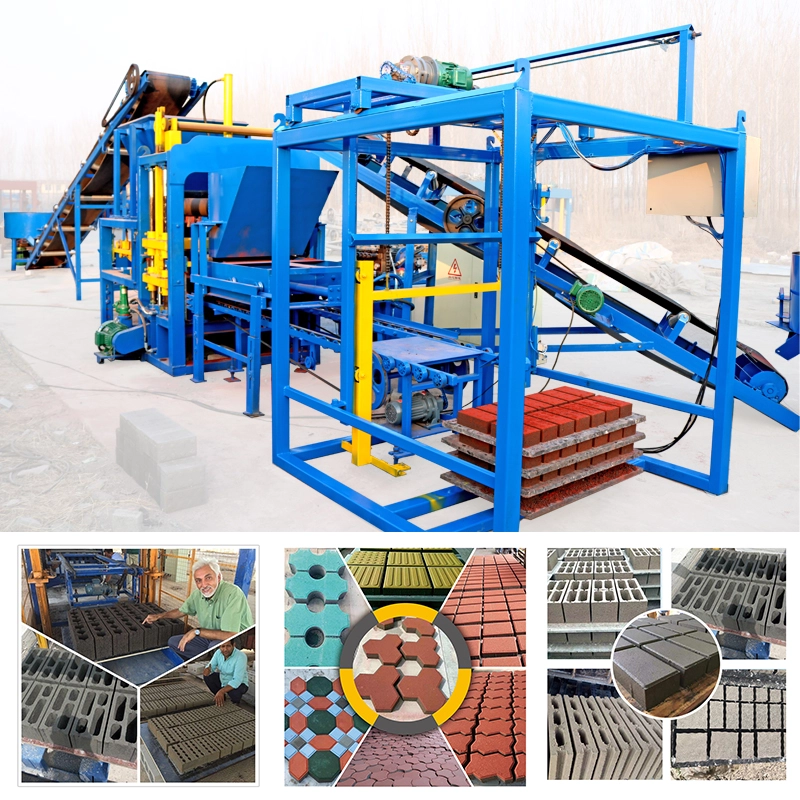 brick products of QT4-15S fully automatic concrete brick machine brick products of QT4-15S fully automatic concrete brick machine