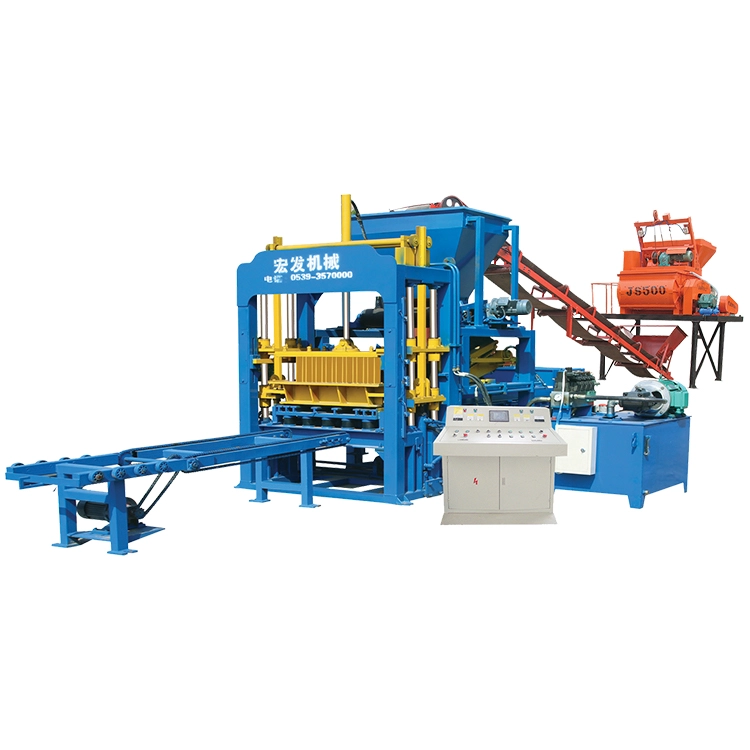 QT4-15 automatic concrete brick machine