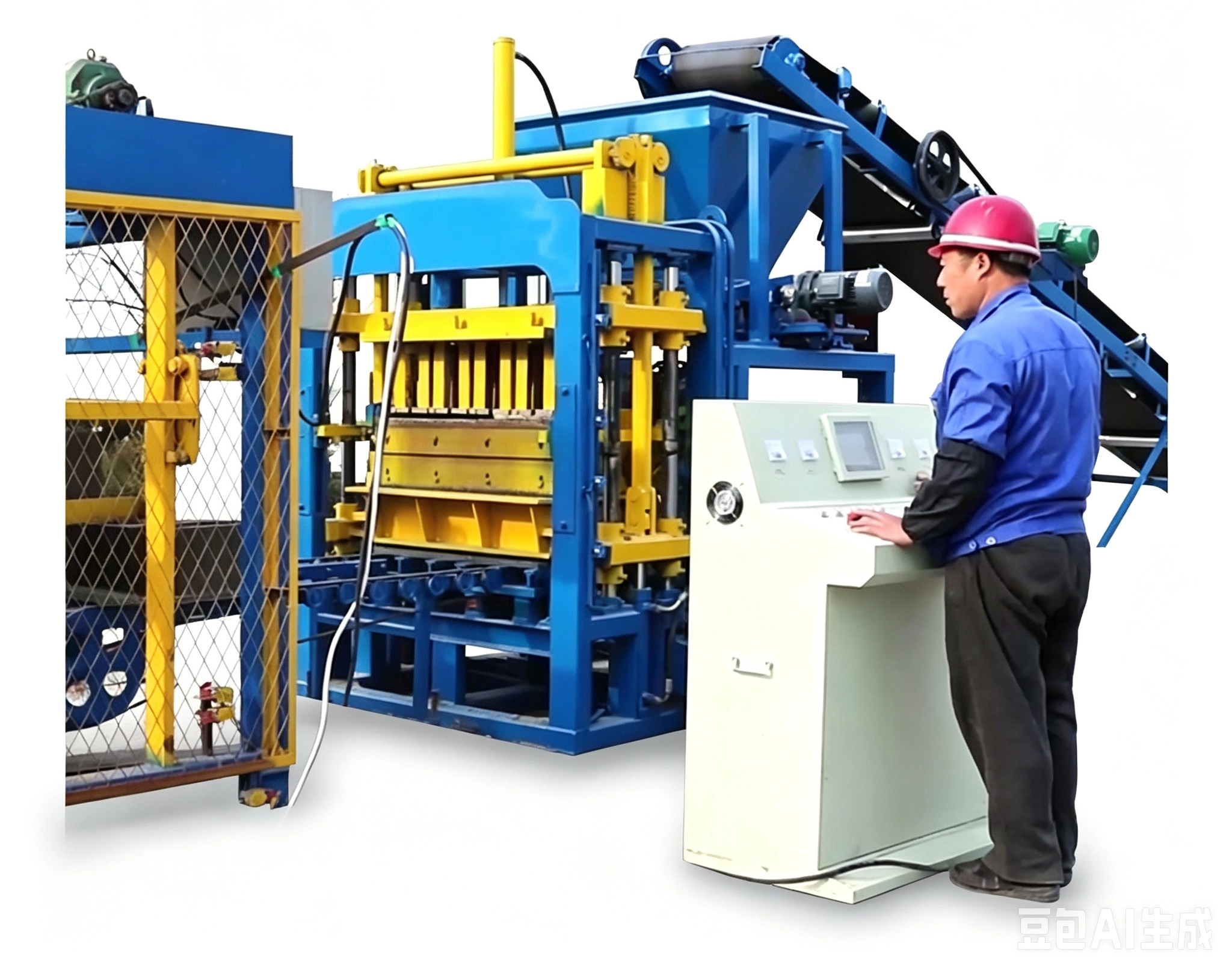 PLC of QT4-15C brick machine PLC of QT4-15C brick machine
