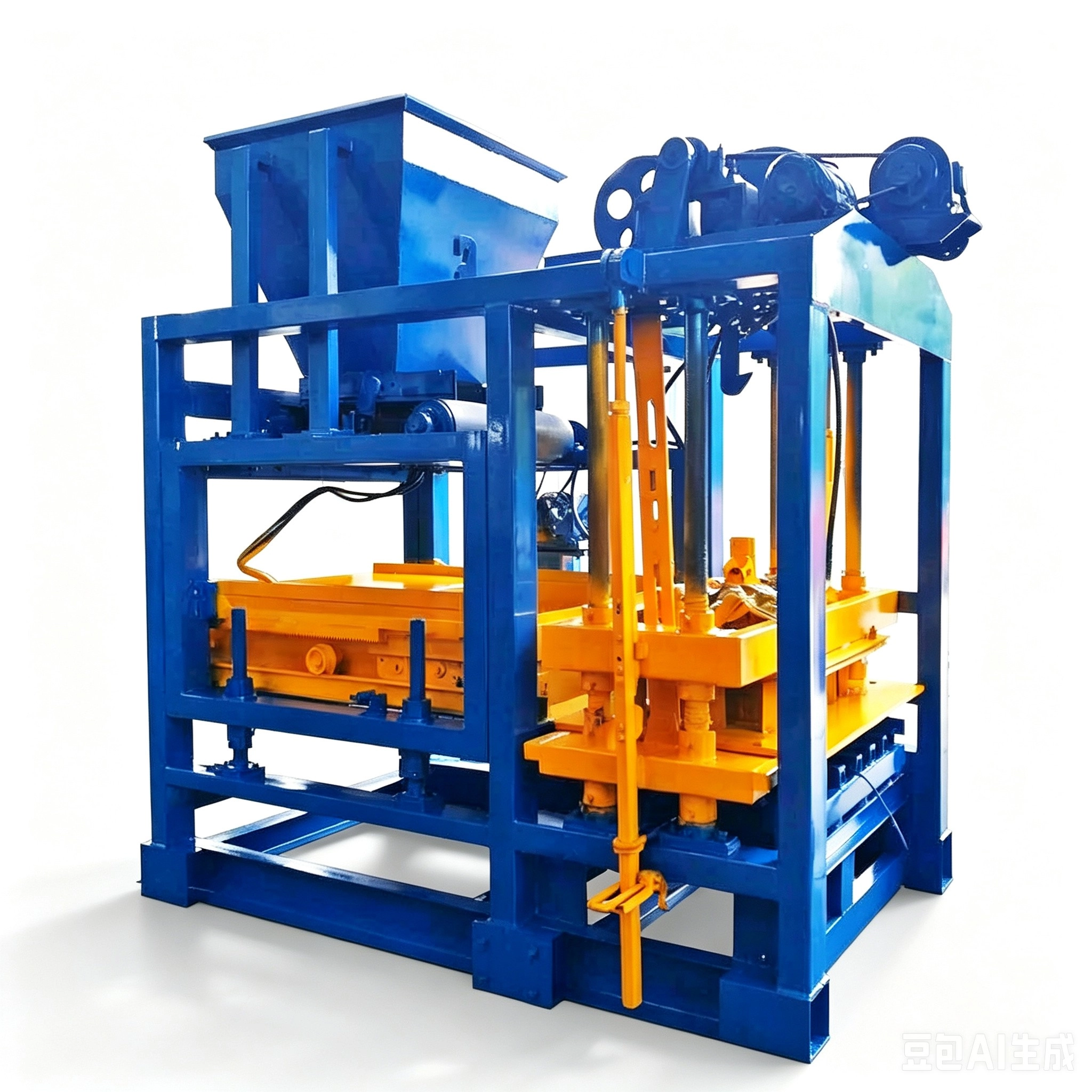 QT4-25 semi-automatic concrete block machine QT4-25 semi-automatic concrete block machine