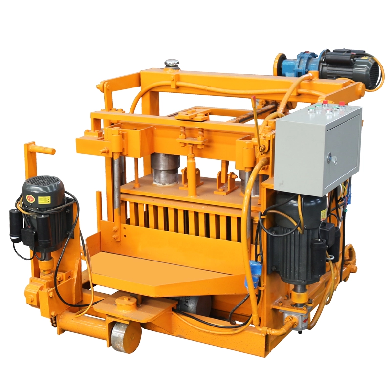 QMJ4-30 Semi-automatic No-pallet Egg Laying Concrete Block Making Machine