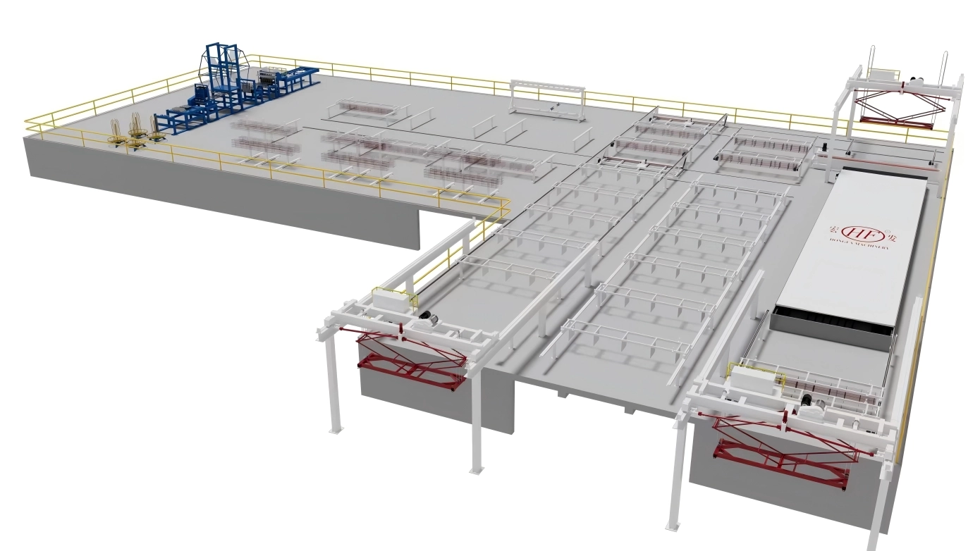 Reinforced Mesh Cage Preparation Section