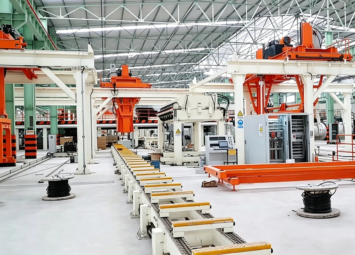 Reinforced Mesh Cage Preparation Section