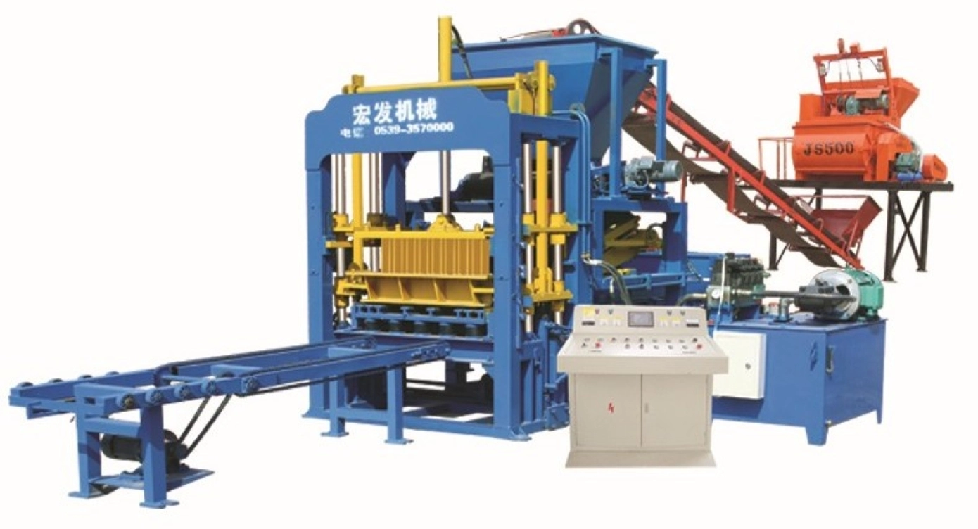 QT4-15 automatic concrete brick machine
