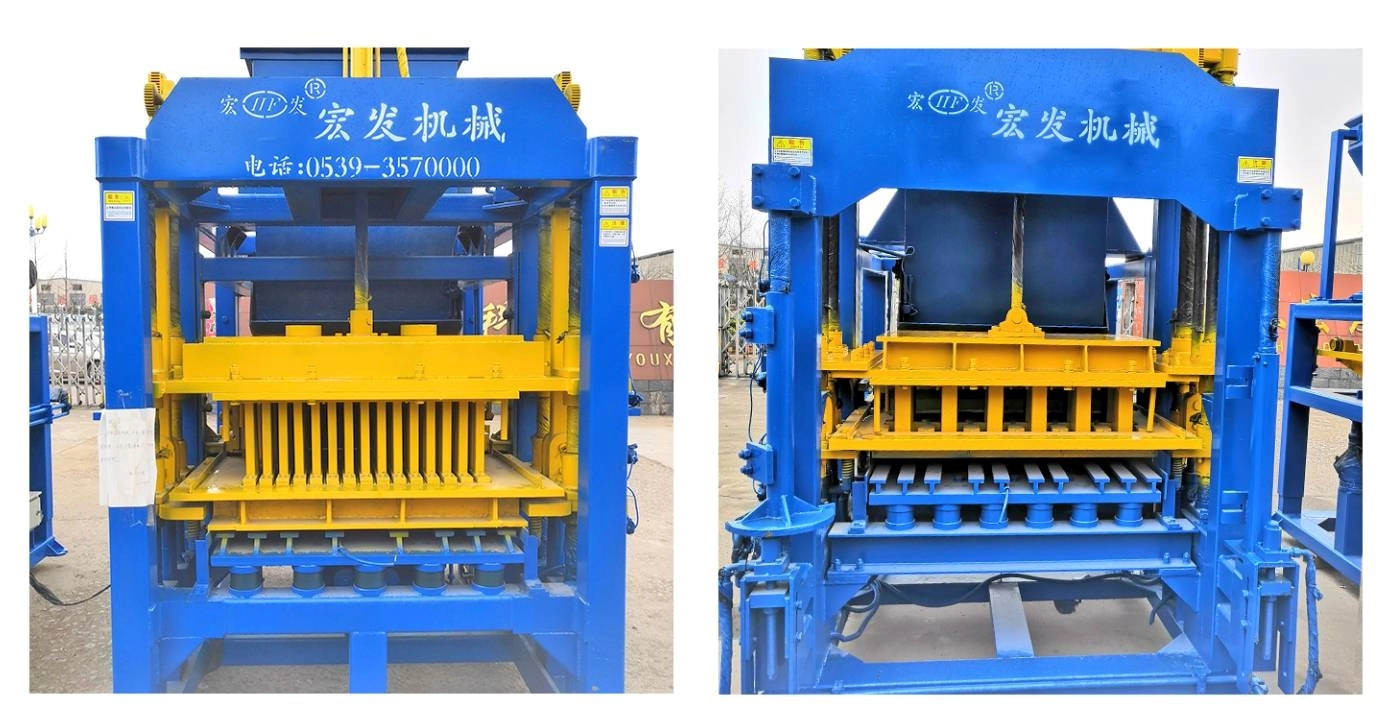 QT4-15C concrete brick molding machine