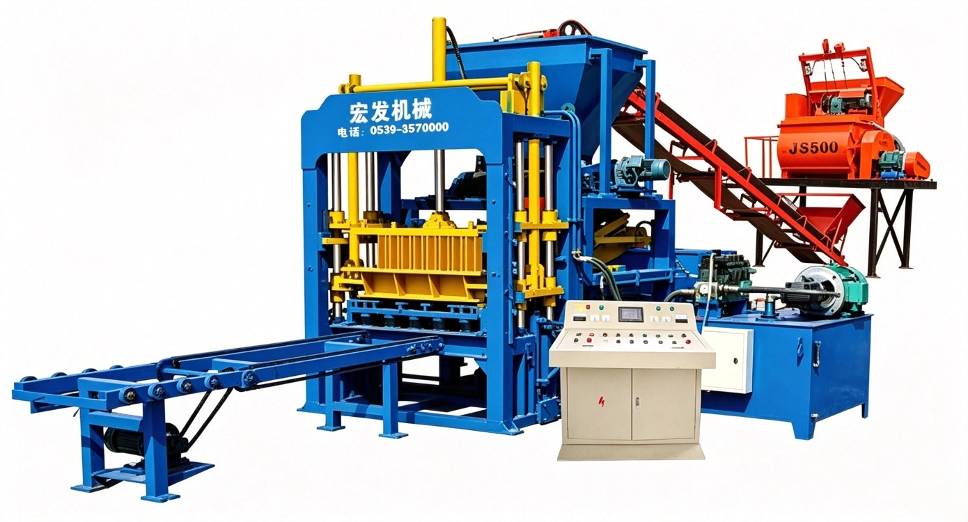 QT4-15S automatic brick machine