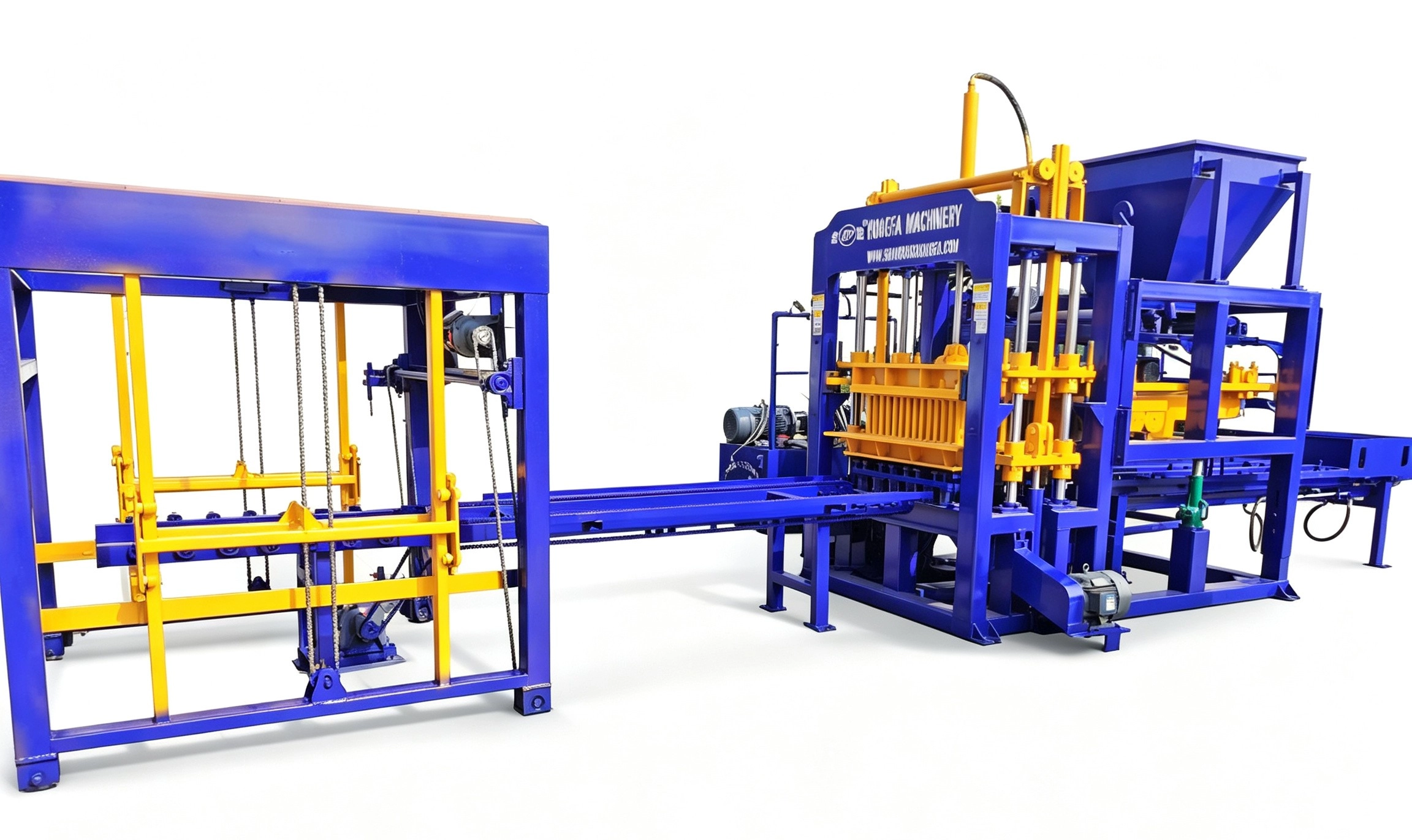 QT4-15C automatic concrete brick machine