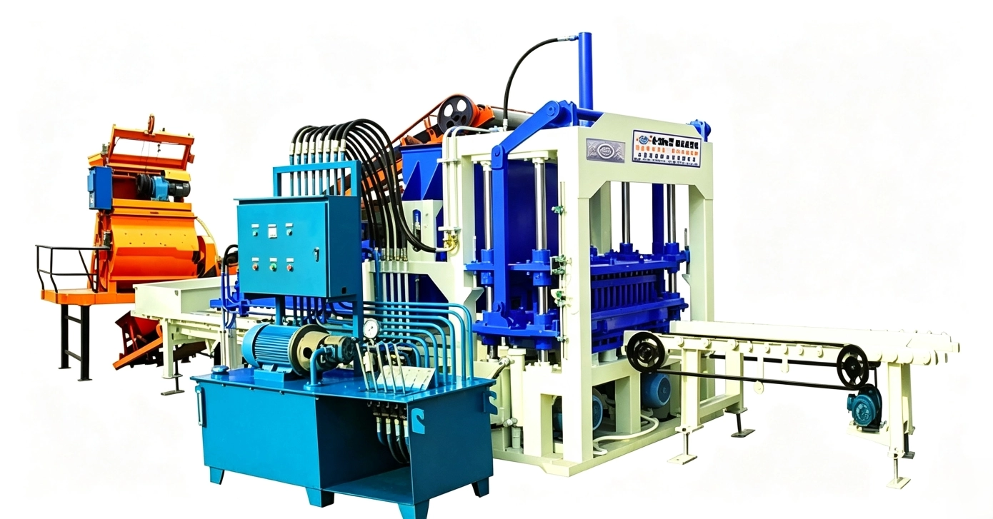 QT4-20C Semi-automatic Concrete Hollow Block Making Machine QT4-20C Semi-automatic Concrete Hollow Block Making Machine