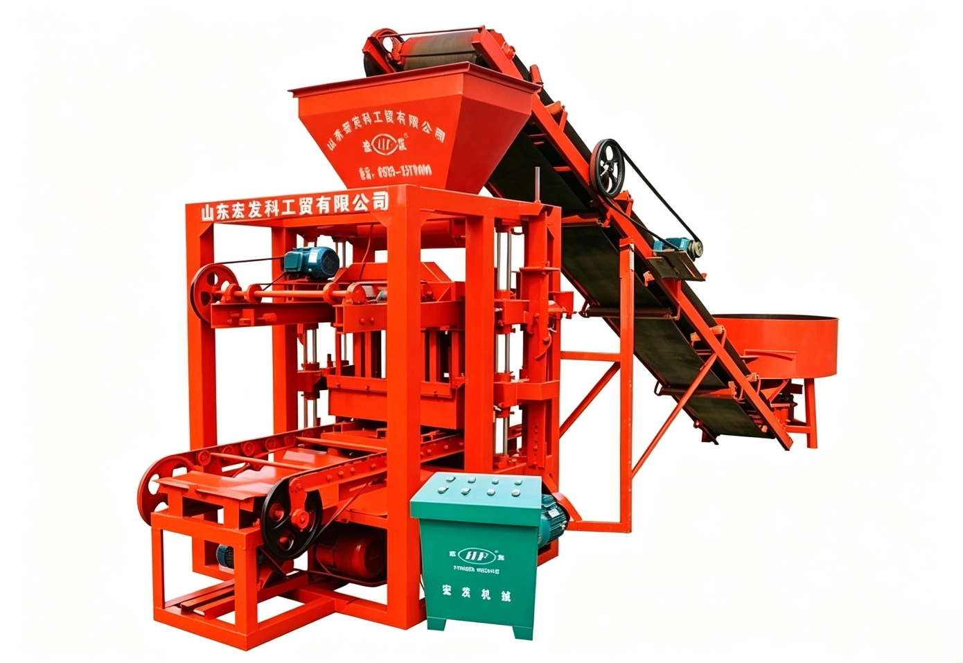 QTJ4-26 high quality semi-automatic concrete block making machine QTJ4-26 high quality semi-automatic concrete block making machine