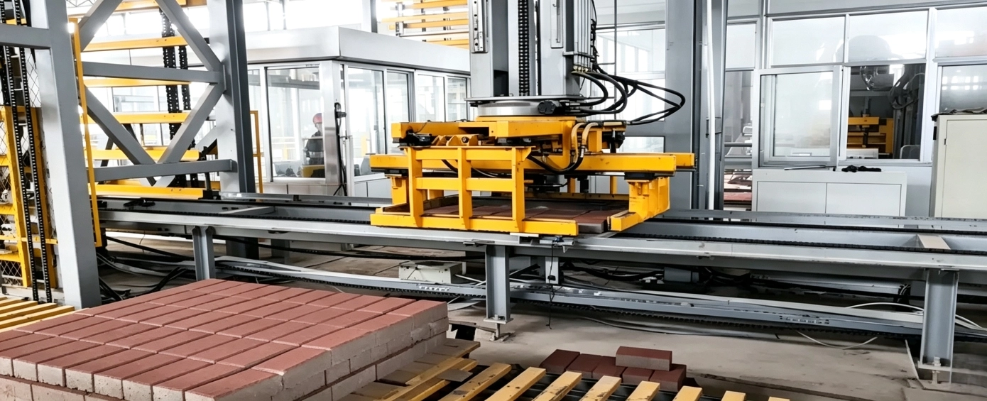 Full Automatic Cement Block Production Process With Curing Racks