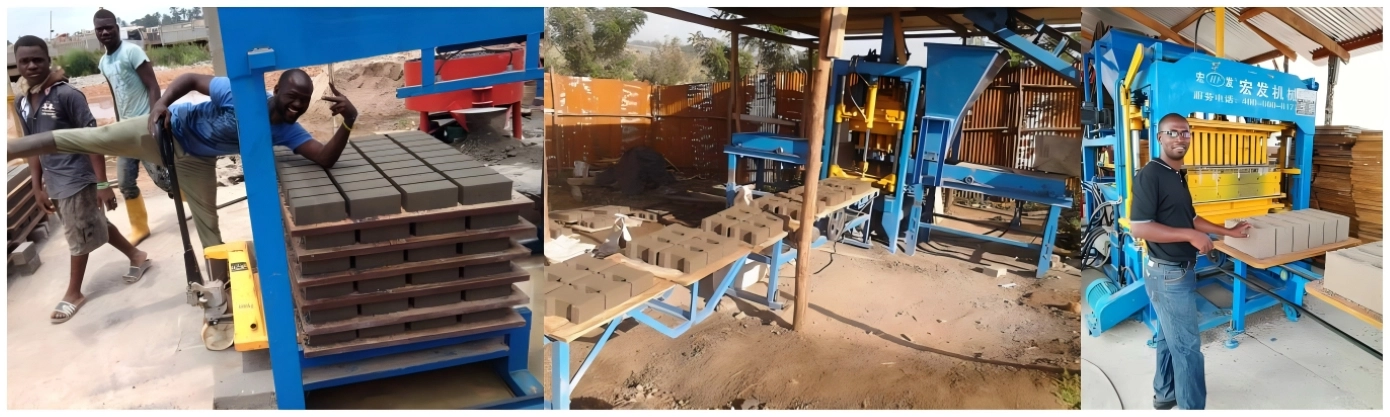 Production Case of QT8‑15 Full‑automatic Hydraulic Block Forming Machine