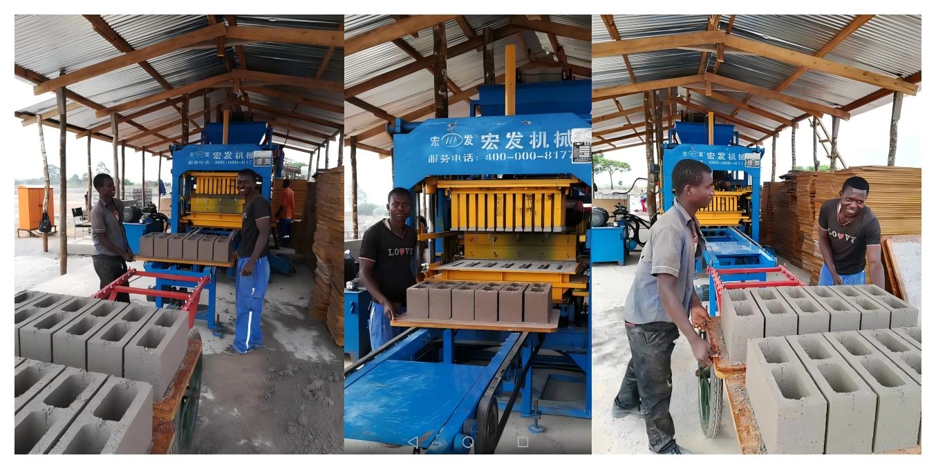 Production Case of QT6‑15 Full‑Automatic Hydraulic Block Making Machine Production Case of QT6‑15 Full‑Automatic Hydraulic Block Making Machine
