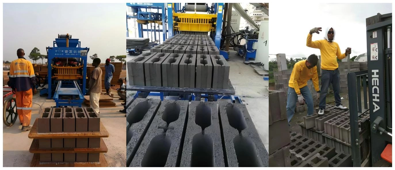 Overseas Production Case of QT3‑15 Full‑Automatic Hydraulic Block Making Machine Overseas Production Case of QT3‑15 Full‑Automatic Hydraulic Block Making Machine