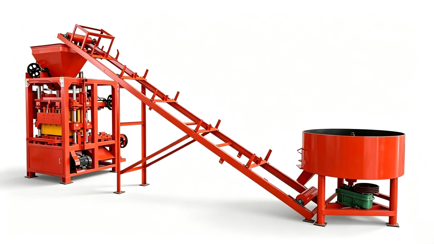 QT4‑26D Semi‑automatic Concrete Block Forming Machine QT4‑26D Semi‑automatic Concrete Block Forming Machine