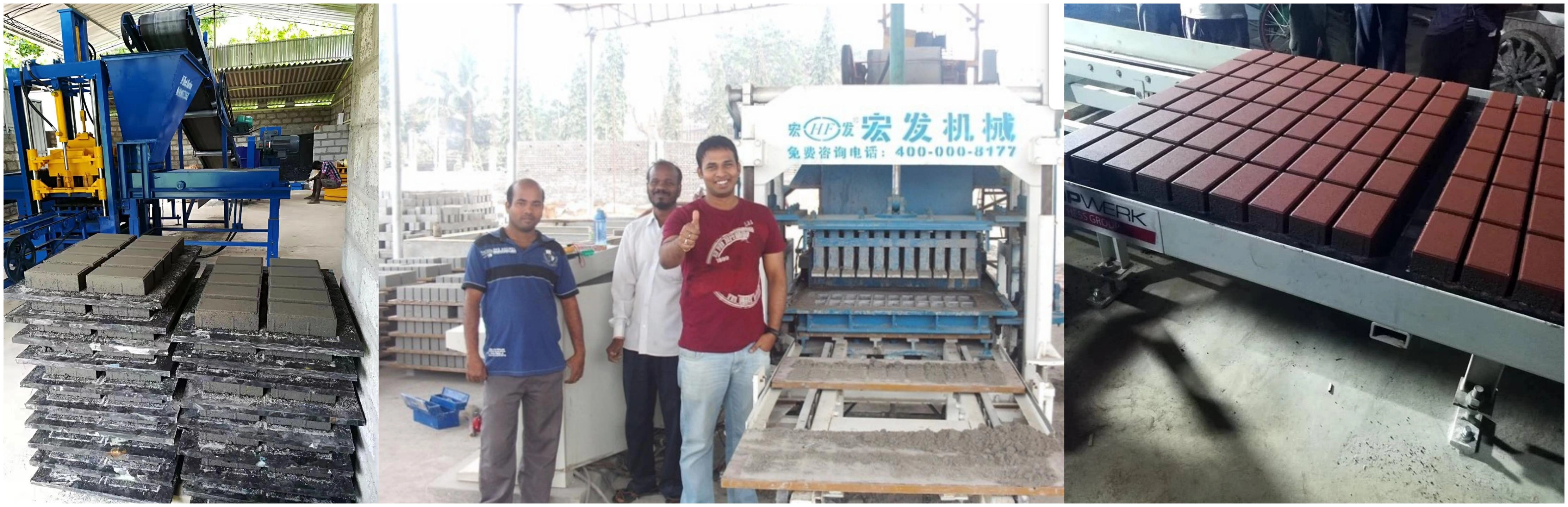 Project Case of QT4-15C Fully Automatic Hydraulic Brick Forming Machine Project Case of QT4-15C Fully Automatic Hydraulic Brick Forming Machine
