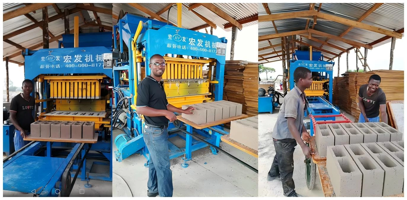 QT6‑15 Automatic Hydraulic Brick Forming Machine Production Case QT6‑15 Automatic Hydraulic Brick Forming Machine Production Case