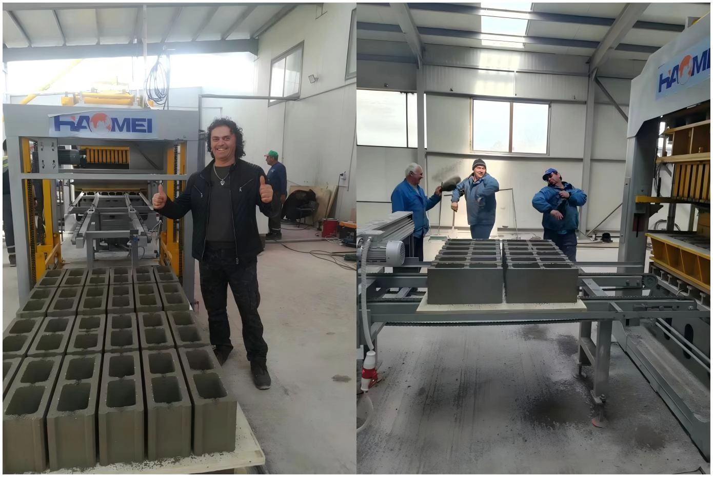 QT12‑15F Fully‑automatic Hydraulic Brick Forming Machine Overseas Factory Production Case QT12‑15F Fully‑automatic Hydraulic Brick Forming Machine Overseas Factory Production Case