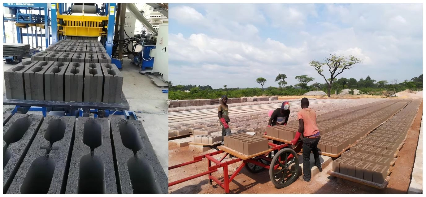 QT8‑15C Automatic Brick Making Machine Overseas Production Case