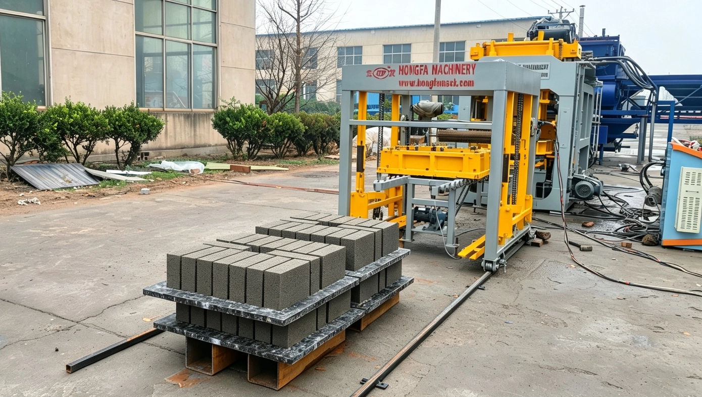 High-Strength Solid Brick Mass Production Solution | QT8-15C High-Pressure Automatic Brick Machine Case High-Strength Solid Brick Mass Production Solution | QT8-15C High-Pressure Automatic Brick Machine Case