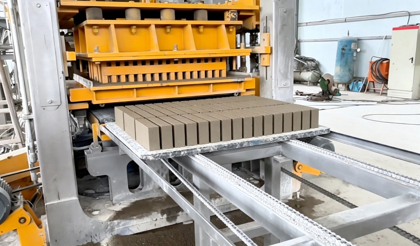 QT12-15F Full-Automatic Brick Machine Real Production Case QT12-15F Full-Automatic Brick Machine Real Production Case