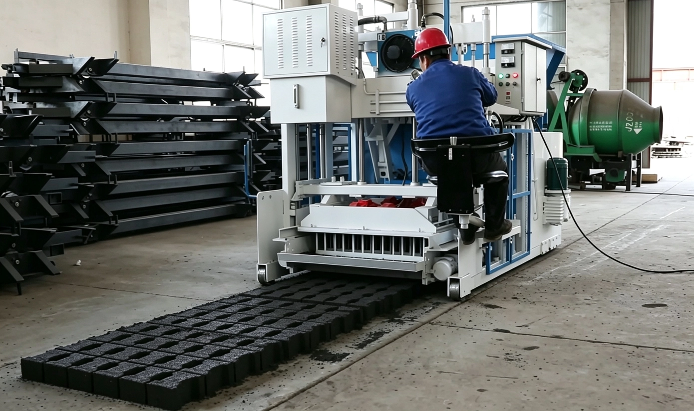 QMJ‑10A Pallet‑Free Compressed Earth Brick Machine