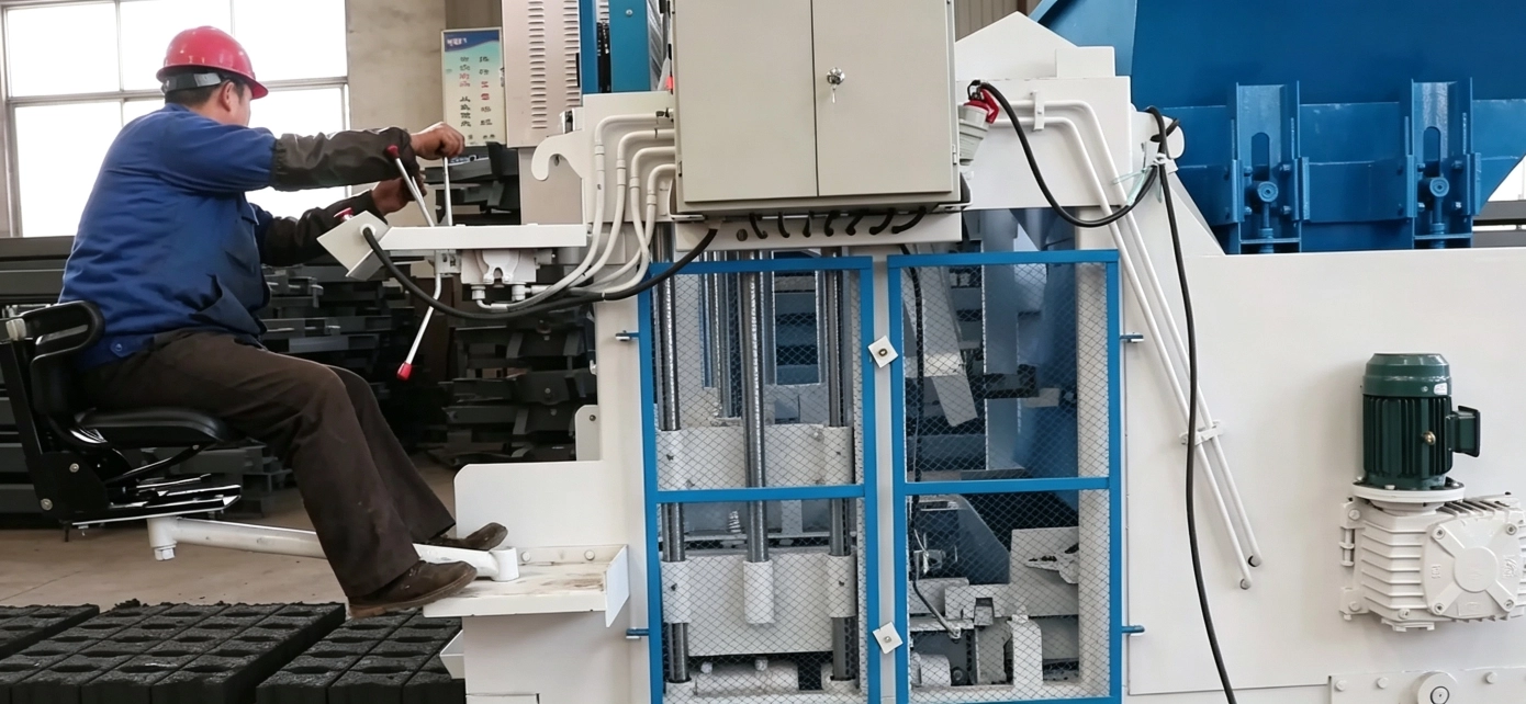 QMJ‑10A Pallet‑Free Compressed Earth Brick Machine