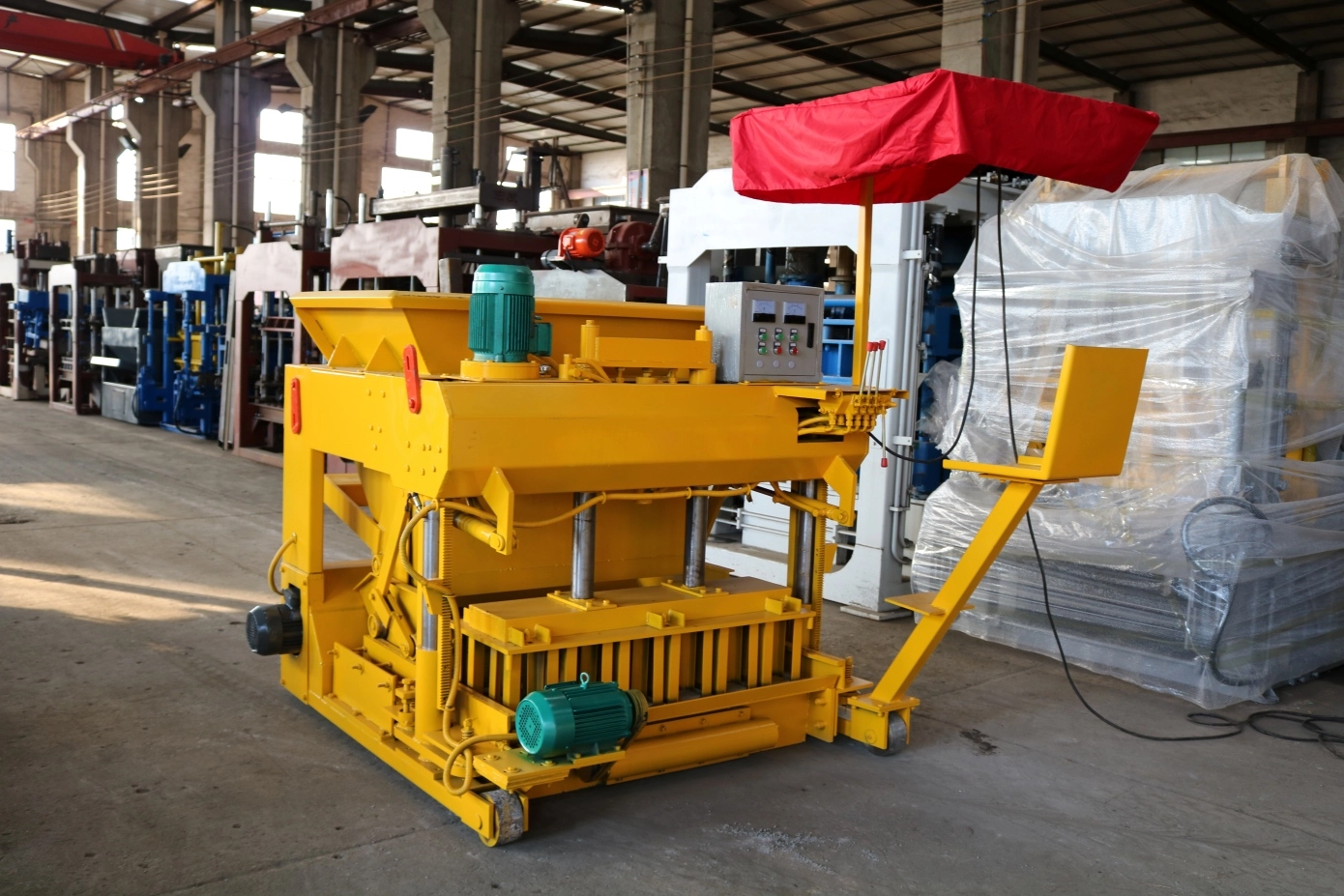 QMJ-6A Pallet-Free Egg-Layer Hydraulic Cement Block Making Machine QMJ-6A Pallet-Free Egg-Layer Hydraulic Cement Block Making Machine