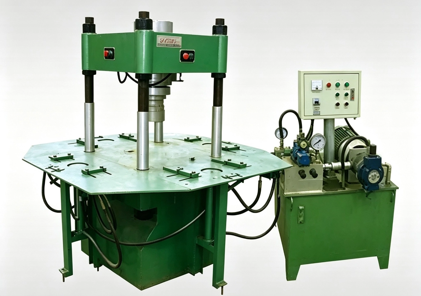 Hongfa HF-150T Gantry-Type Hydraulic Static Press Machine Hongfa HF-150T Gantry-Type Hydraulic Static Press Machine