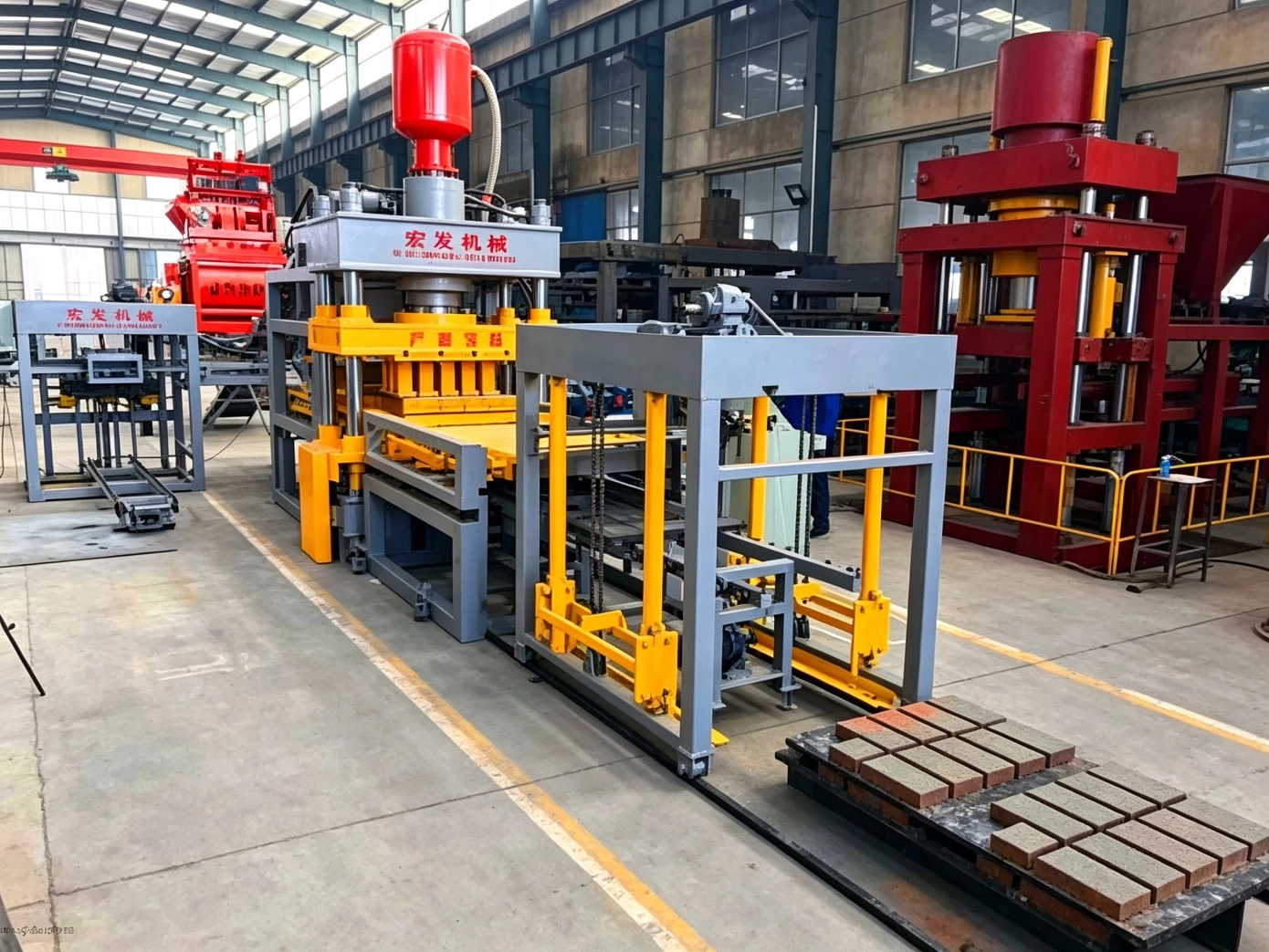 Hongfa 400T Full-Automatic Dual-Action Static Press | Medium-Large-Size PC Paver Manufacturing Main Host