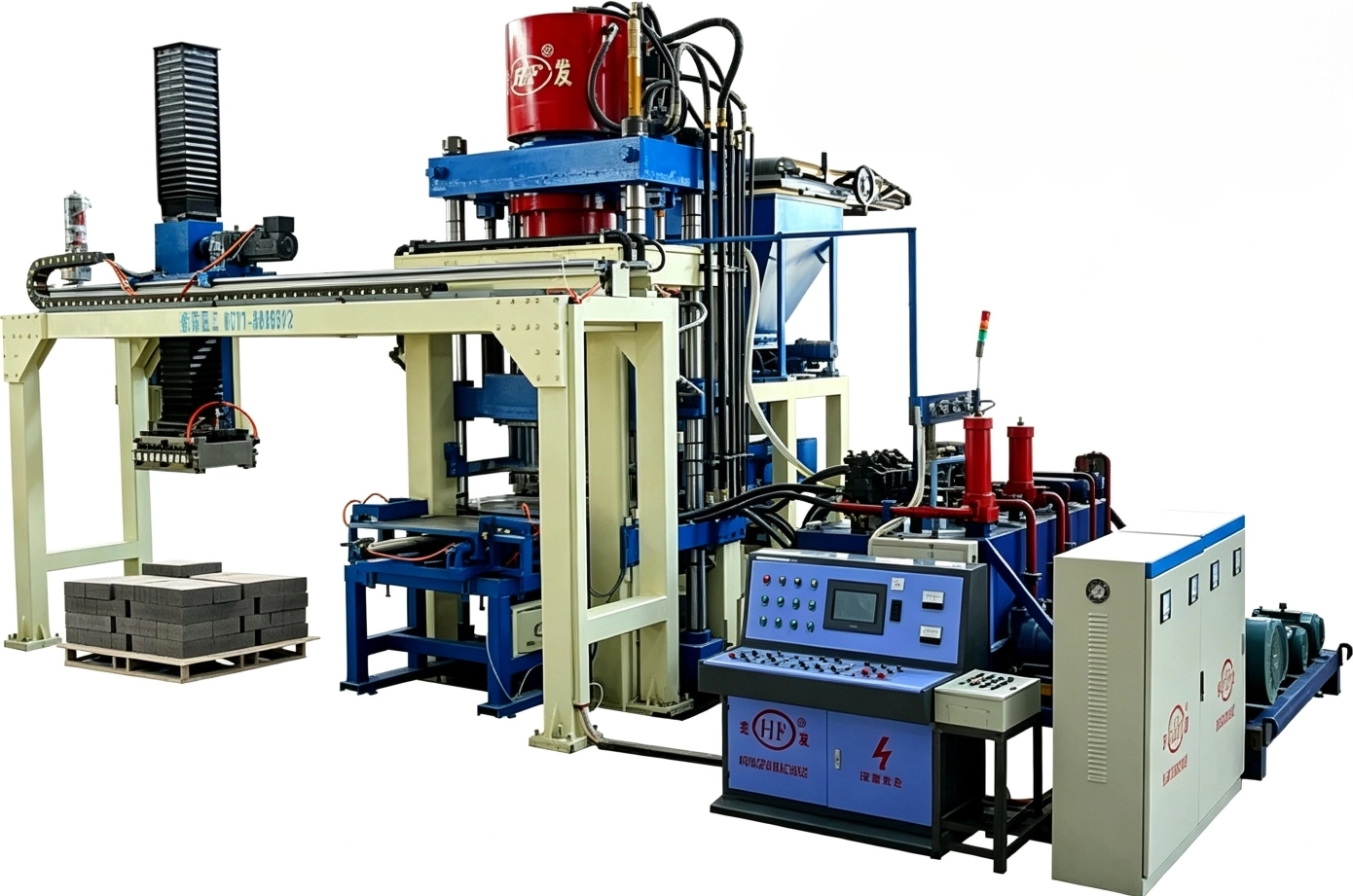 Hongfa 650T Full-Automatic Dual-Action Static Press Machine