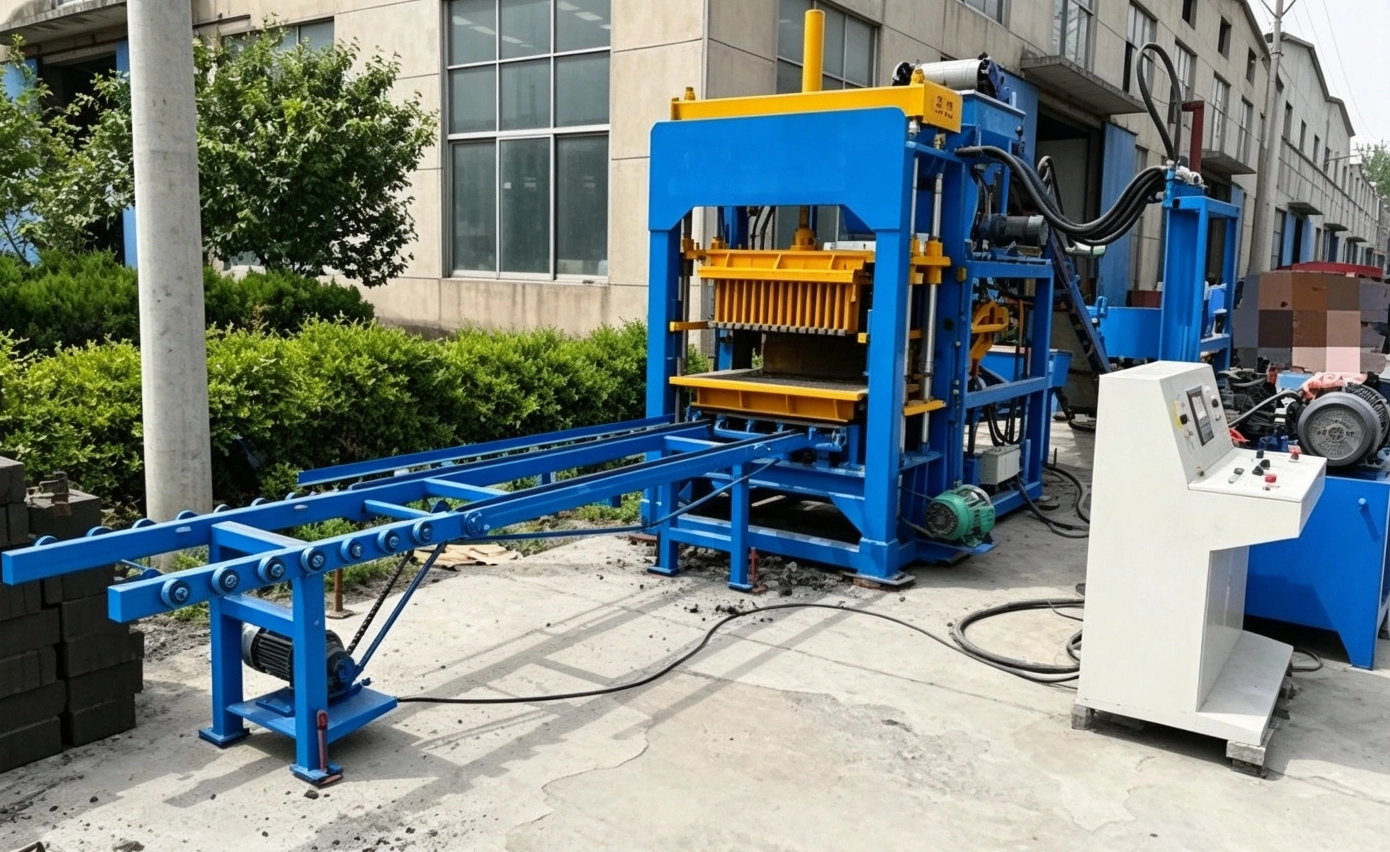 QT6‑12 Automatic Brick Making Machine | Concrete Non‑fired Hollow Solid & Color Paver Production Host