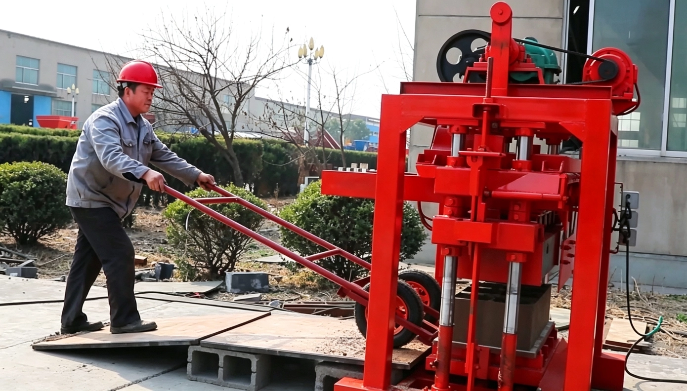 Brick Products of QTJ4-40B2 Concrete Block Making Machine