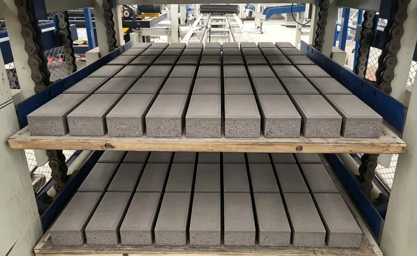 Solid Brick from HF18 Pallet-free Automatic Brick Making Machine Solid Brick from HF18 Pallet-free Automatic Brick Making Machine