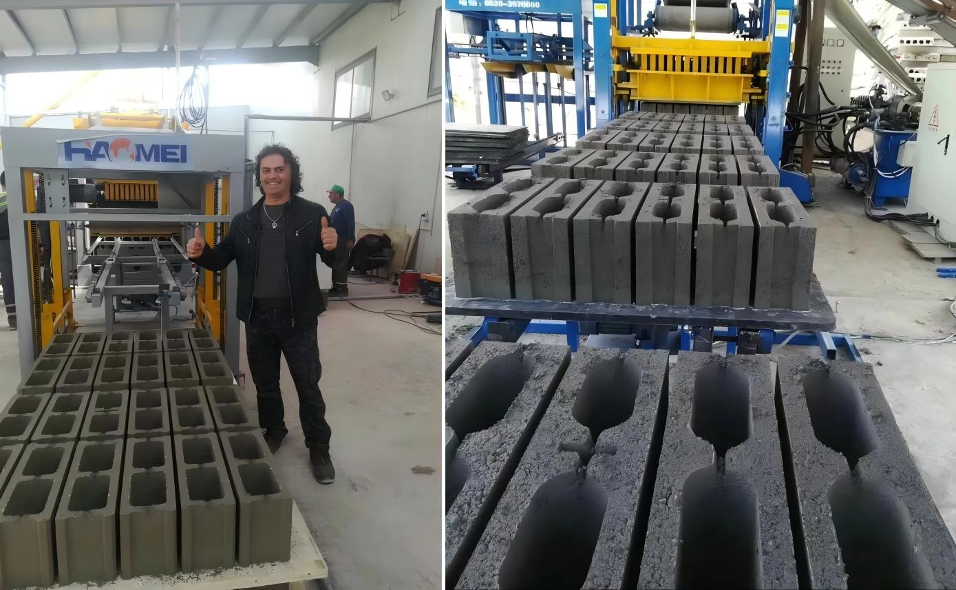 Hollow Block from QT6‑12 Automatic Hydraulic Hollow Block Making Machine Hollow Block from QT6‑12 Automatic Hydraulic Hollow Block Making Machine