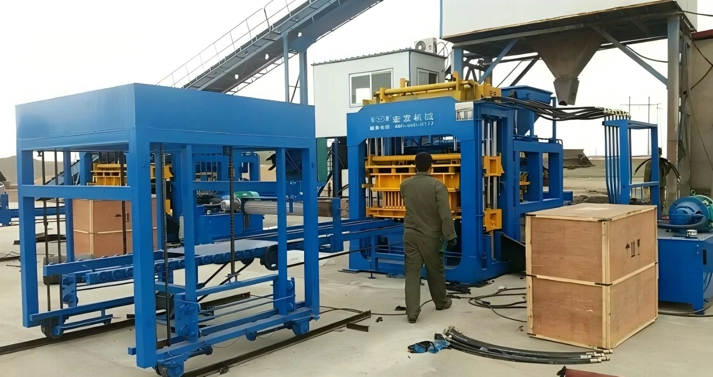 QT10‑15C Automatic Hydraulic Solid Brick Making Machine